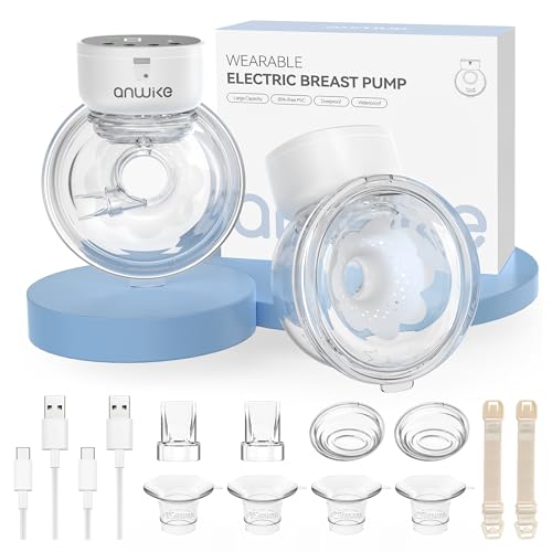 Electric Breast Pump with Models MY-376, Wearable Breast Pump Hands Free for Travel & Home, 4 Modes 9 Levels, 135° Flange, Quiet 40dB, BPA-Free, Easy...