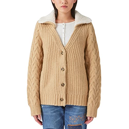 Image of Lucky Brand Women's Cable Collared Cardigan
