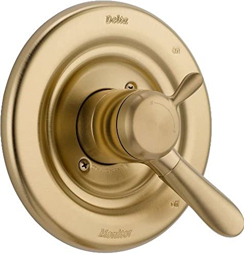 Delta Lahara 17 Series Dual-Function Valve Trim Kit, Brushed Gold 2 Handle Set for Shower Faucet System, Champagne Bronze T17038-CZ (Valve Not Included)