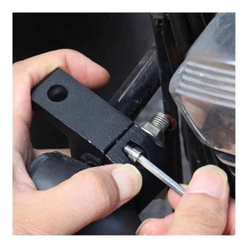 Modification de lampe frontale avec support phare moto à pince réglable - 3
