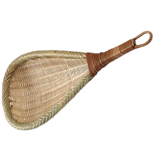 Holidyoyo PDQ315510B Bamboo Rice Strainer Wooden Colander Fine Mesh Sieve Multipurpose Kitchen Ladle Washer Strainer Zaru Basket cover