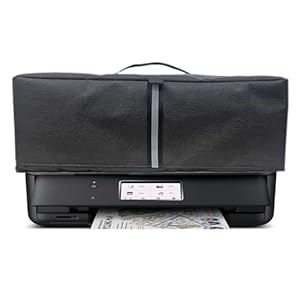 Kingshion Printerstofhoes compatibel met Canon Pixma MG3620 / TR8620a / TR4720 draadloze alles-in-één printer, stofkap voor printer voor canon pixma-donkergrijs - alleen stofkap voor printer