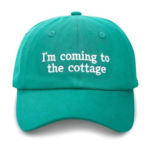 Im Coming to the Cottage Embroidered Trucker Ilya and Shane Match Hat for Fans Gift Women Men Green