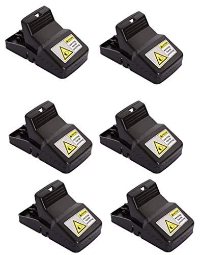 Preisvergleich Produktbild ZoneYan Mäusefalle Kunststoff, Effektive Mäusefallen Schnappfalle, Schlagfalle Profi Rattenfalle, Ökologisch und wiederverwendbar Mäusemörder Mäusefallen (6 Pack)
