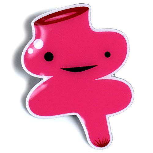 I Heart Guts Rectum Lapel Pin – Bringing Up The Rear Colorectal Health Gift, Colonoscopy Recovery, Digestive Awareness, Funny Anatomy Present