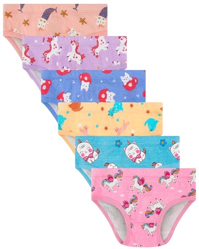 Happychild Underwear,Soft Cotton Tagless Panties for Toddlers 3d-9 Pink