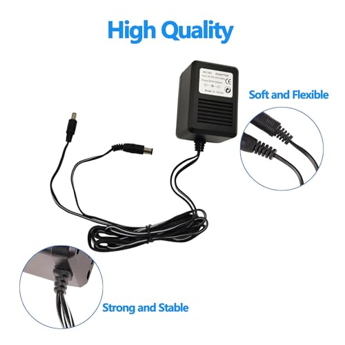Image of Power Cord for SNES,Power Cable for NES, AC Power Supply Compatible with SNES /NES /Genesis1 Console