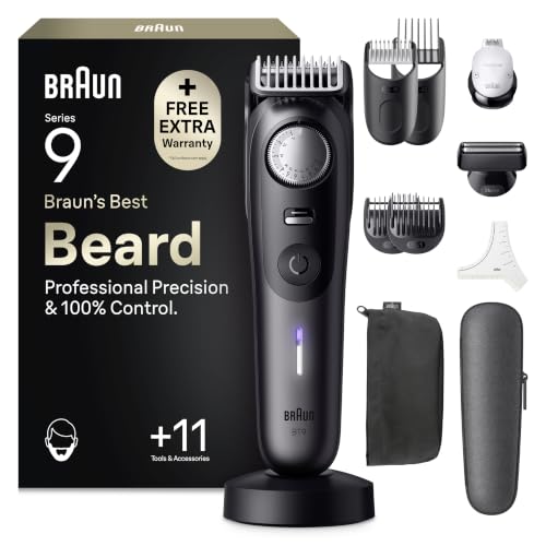 Miniatura 7 de Braun Recortadora de Barba Hombre Series 9, BT9545n, Titanio