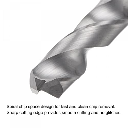 Uxcell Solid Carbide Drill Bits, 9Mm C2/K20 Tungsten Carbide Jobber Drill Bits Straight Shank Drilling Tool For Stainless Steel Aluminum Iron Metal Plastic #TOP2