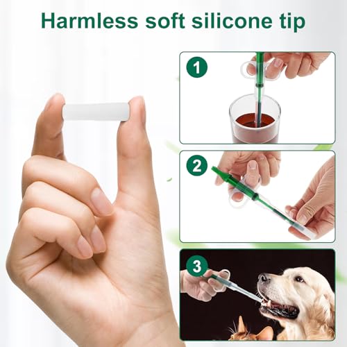 6 Stücke Tablettengeber für Katzen, Medikamenten Feeder Pet Pusher, Katzen Tabletten Verabreichen, Haustier Pet Pillenwerfer Wiederverwendbare Pusher Tablet, Pill Assist Katze für Katzen kleine Hunde