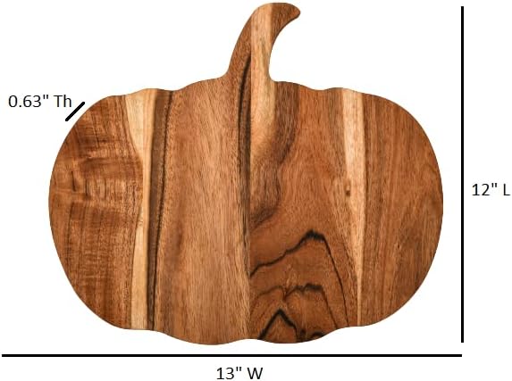 Miniatura 2 de Tabla de cortar de madera con forma de calabaza de Halloween para decoración de cocina, tablas de cortar góticas con asa, tablas de madera de