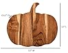 Halloween Pumpkin Shaped Wood Cutting Board for kitchen Decoration, Gothic Cutting Boards with Handle, Charcuterie Wooden Boards, Serving Platter (Pumpkin Board 12"L x 13"W) #1