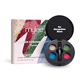 Mylee Pigmentpalette für Nägel - Camden - 4 matte Pigmente gepresst, kräftige Farbverläufe und Ombre-Farben, mit Schwammapplikator, für Nail Art Maniküre