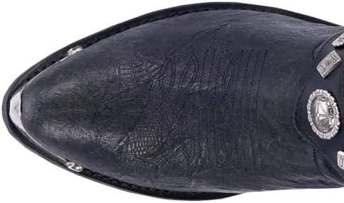 Dingo Men's Concho Strap 12" Boot,Black,12 D(M) US | Image 3
