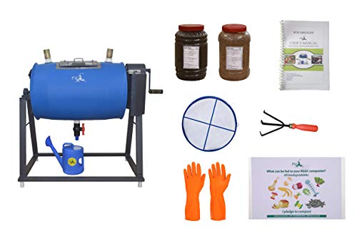 Image of RGGC - S (3-5 kg /Day): RUR's Innovative Aerobic Tumbler Bio Composter for Gardens & Resorts. No Electricity, Low Maintenance. Turn Your Open Spaces into Lush Gardens with HIGH Nutrient Compost