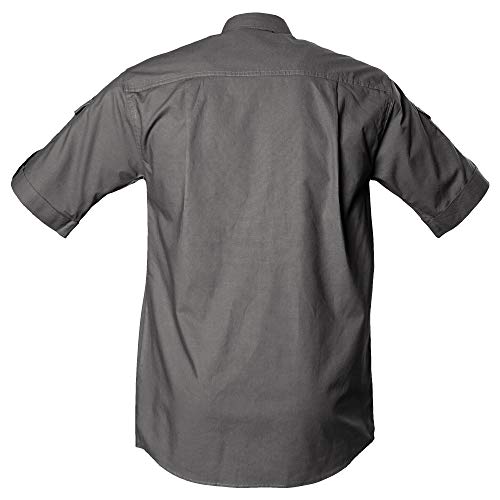 Shooter Shirt for Men Short Sleeve, 100% Cotton, Sun Protection for Outdoor Adventures3