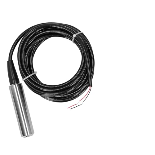Vloeistofniveausensor 0-1m – 5 Meter Kabel – 4-20mA Uitgang – 304 Roestvrij Staal – Voor Water, 12-32VDC