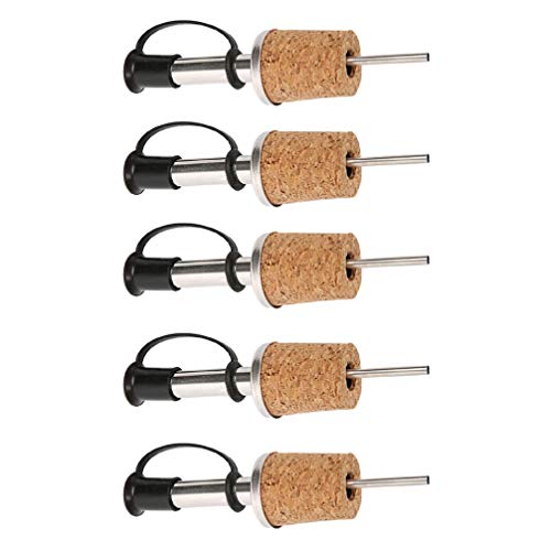NICEXMAS 5 Peças de Aço Inoxidável para Despejar Garrafas de Aço Inoxidável Bico Cônico de Licor de
