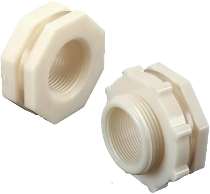 External threaded plastic aquarium pipe drainage connector part(Female Thread,3)