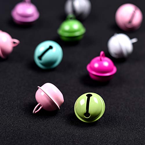 Christmas Crafts Bells Jingle Bells,Ikammo 22Mm Big Bells Diy Bells For Diy Bracelet Anklets Necklace Knitting/Jewelry Making(Colorful,30Pcs) #TOP5