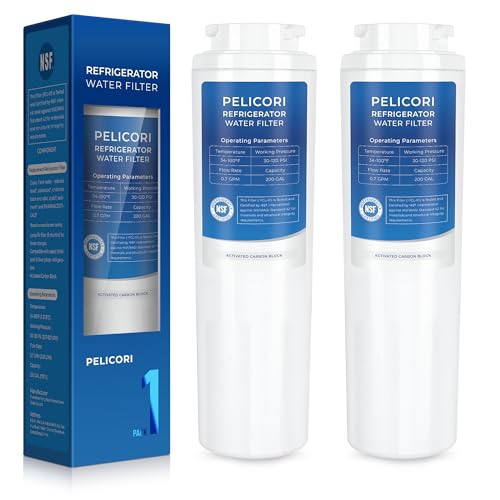 PeliCori Water Filter Replacement for Amana AFI2538AEW AFI2538AES ACD2234HRS AFD2535DEW Whirlpool GI5FSAXVY0 GI6SARXXF0 GZ25FSRXYY GI0FSAXVY0 GI6FARXXY0 GI6FDRXXY0 GX5FHTXVY0 2 Pack