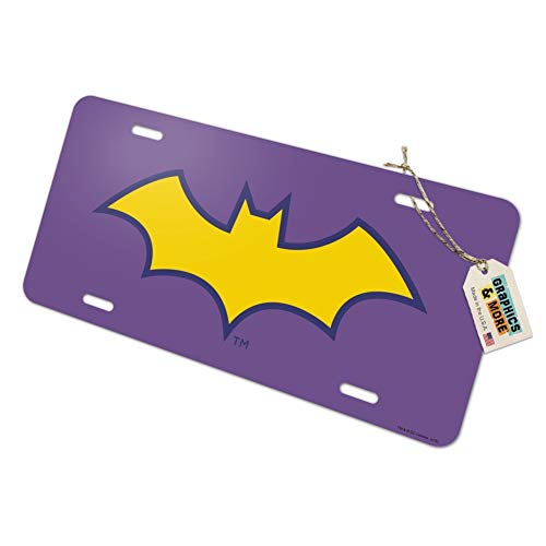 GRAPHICS & MORE Batman Batgirl Logo Novelty Metal Vanity Tag License Plate