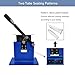 INTSUPERMAI Manual Tube Crimping Sealing Machine Manual Aluminum Tube Sealer for Sealing Soft Aluminum Tube