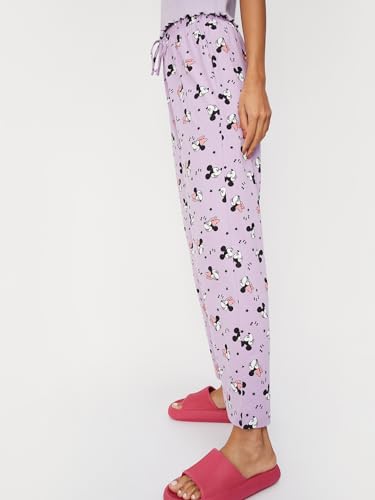 Image of Max Women Mickey & Minnie Printed Knit Pyjamas