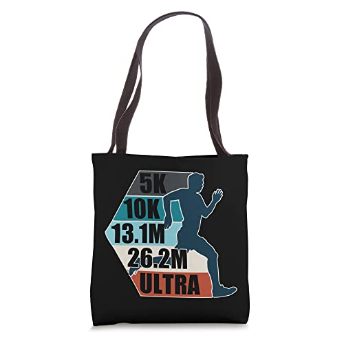 Runner Jogger Marathon Running Ultra Marathon Runner Tote Bag miniatura 1