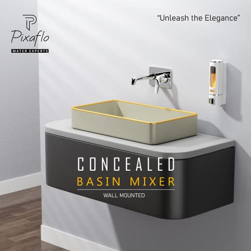 Image of Pixaflo Concealed Single Lever Basin Mixer with Exposed Parts Kit (Complete Set) (Infix)