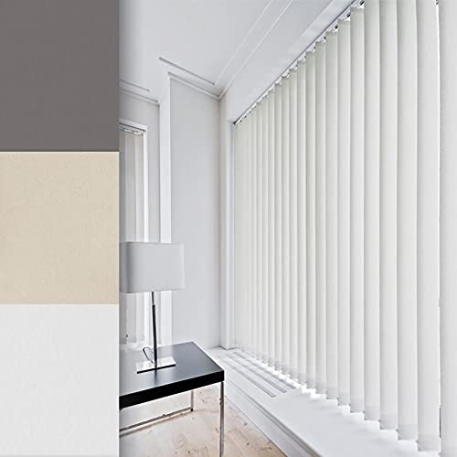 Vertical Patterned Blinds Complete Set - Long and Short Drop - Home Office - 60cm x 140cm - 60cm Width x 140cm Drop
