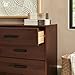 Walker Edison Easy Assembly™ Solid Wood 6-Drawer Dresser with Handles Walnut