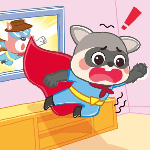 Little Raccoon, the TV Show Lover P2丨Safety Sheriff Labrador👮 Podcast Por  arte de portada