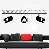 Vinyl Wandtattoo Wandkunst Wandbild Abnehmbare Wandaufkleber Kino Rampe Spot Dekor Paket PVC Einzelstück Muster Europa 4244 A2 141x42cm