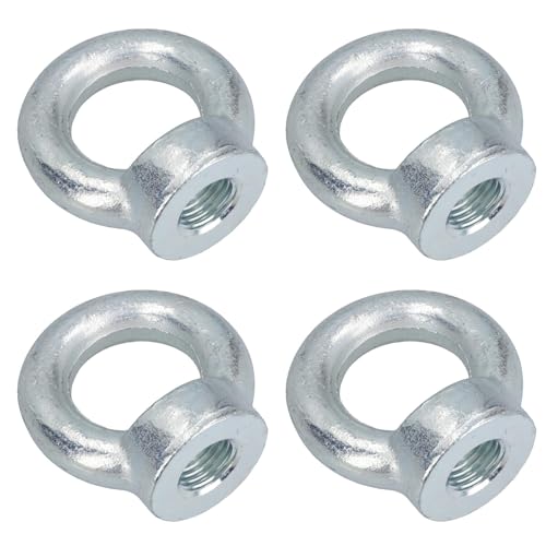 Écrous de levage 42mm pour charge 7 tonnes lot de 4 pièces en acier zingué de 80mm