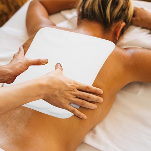 Beavorty Pacote De Toalhas De Óleo De Rícino Almofadas De Compressa De Óleo De Rícino Toalha Reutili