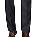 Mens Fashion Stretch Dress Pants Slim Fit Plaid Pants Business Suit Pant Casual Golf Pants Dark Gray