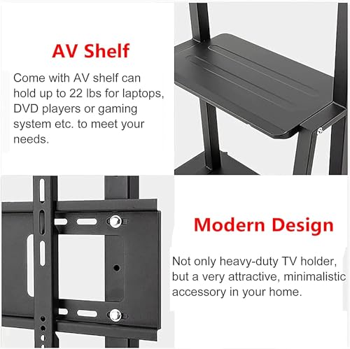 Soporte móvil para TV con altura ajustable miniatura 4