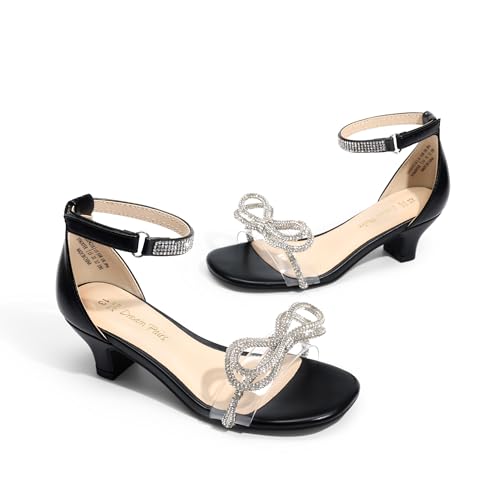 Image of DREAM PAIRS Girls Dress Sandals Bow