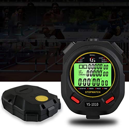 CLISPEED Eletrônica Digital de Esporte Cronômetro Temporizador para Árbitros de Fitness Esportes