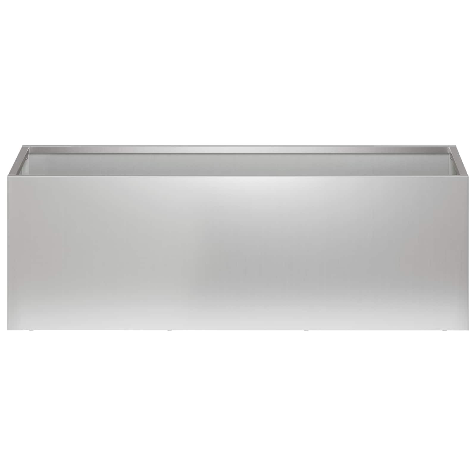 Genérico Macetero de Jardín 2 uds. Plateado 40 x 20 x 20 cm,Casa y jardín,Maceteros y jardineras,3.7 kg-8005145