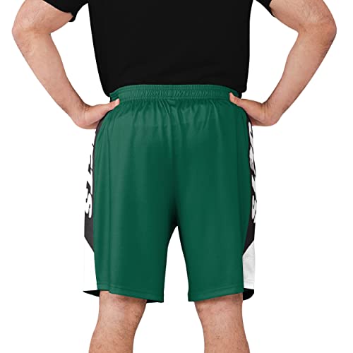 Image of FOCO NFL Mens NFL Team Logo Side Stripe Training Shorts