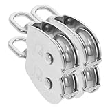 Utilisation polyvalente : idéal pour la construction, l'entrepôt, la marine et les applications industrielles, ce système de poulie répond à une large gamme d'exigences de levage, poulie en acier inoxydable, machine à câble murale