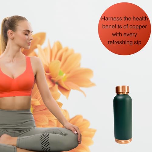 Bouteille en cuivre anti-fuite pour éliminer les gourdes en plastique au sport