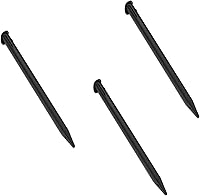 Vista 6 de XHBTS 3 piezas de plástico de repuesto para pantalla táctil, compatible con Nintendo New 3DS XL, 3DS LL (blanco)