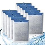 10 Pack Filter Cartridge for Tetra Whisper Bio-Bag Filters, Large Replacement Filter Cartridges for Aquariums Compatible with Tetra Whisper Filters 20i,40i/IQ20,30,45,60/PF20,30,40,60 and ReptoFilter