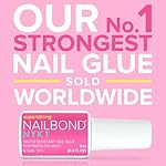 Super Strong Nail Glue for Press On Nails, Nail Tips & Acrylic Nails (8ml) NYK1 NailBond Brush On Glue for Press Ons, Tips & Acrylics - Long Lasting, Maximum Strength, Mess-Free Application - Image 2