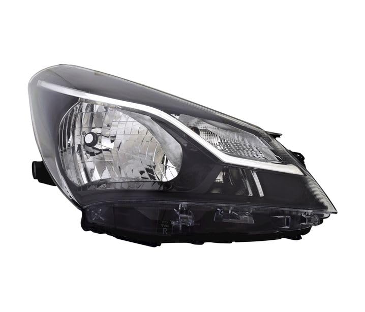 GV-ZONE Headlight Right side headlamp passenger side headlight assembly projector front light car lamp car light compatible with Toyota Yaris P13 2017 2018 2019- VP2642P