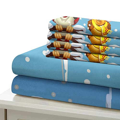 Ensemble de literie housse de couette imprimée animal art print 3D fermeture éclair 220x240