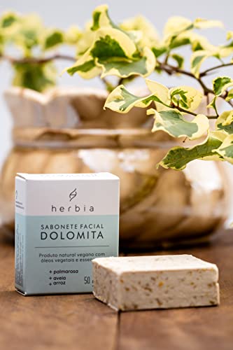Herbia Sabonete Facial Dolomita Natural E Vegano